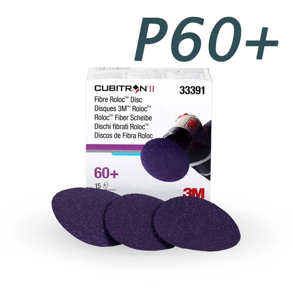 3M 33391 Cubitron II Felület tisztító Roloc felfogatással 75 mm P60 (15db.)