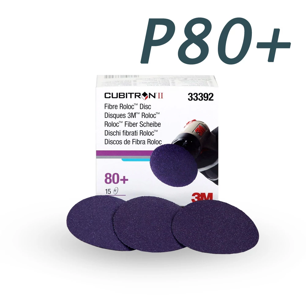 3M 33392 Cubitron II felület tisztító Roloc felfogatással 75 mm P80 (15db)