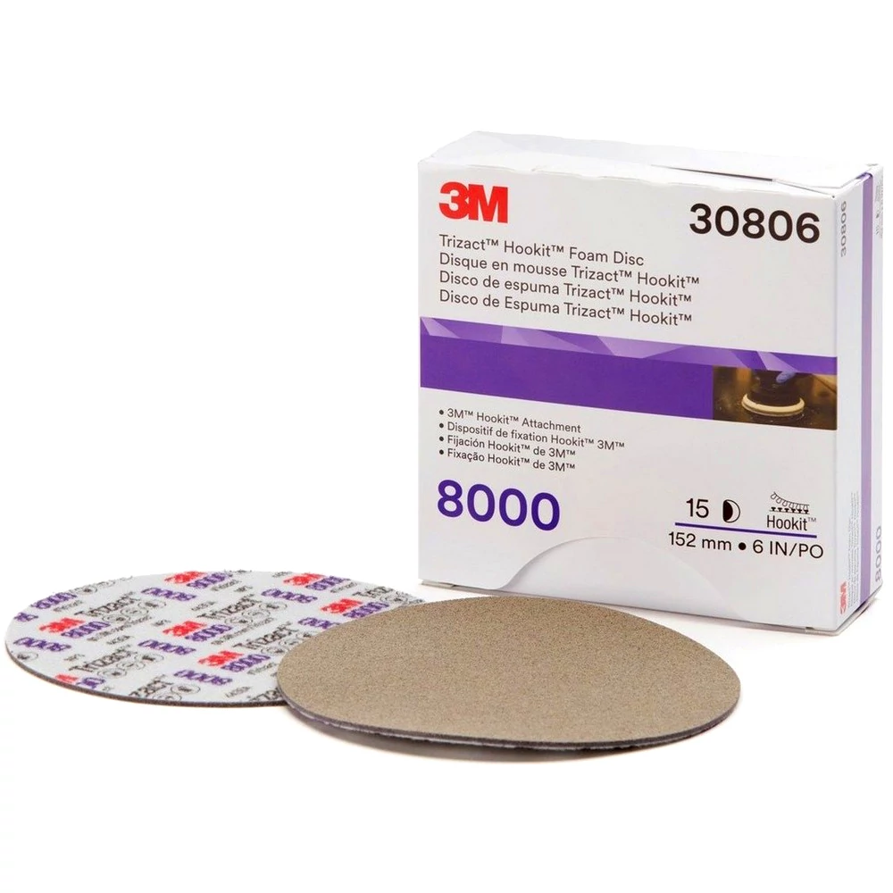 3M 30806 Trizact P8000 csiszoló korong tépőzáras 150 mm átmérővel
