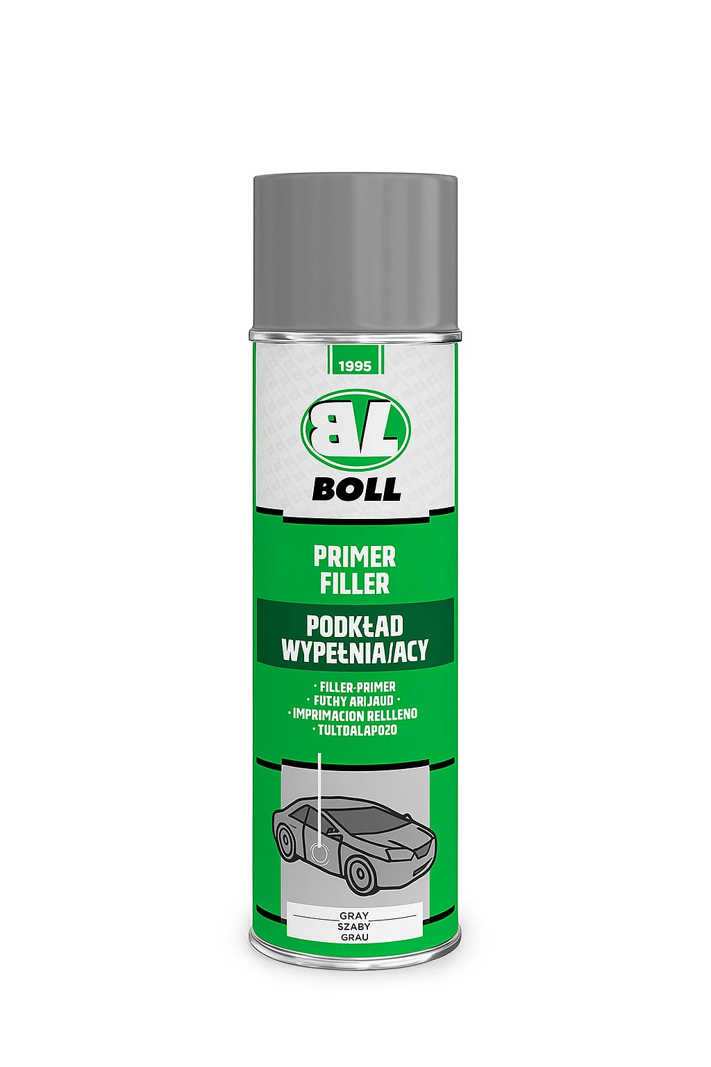 Boll 1K alapozó+ filler  spray 500 ml szürke