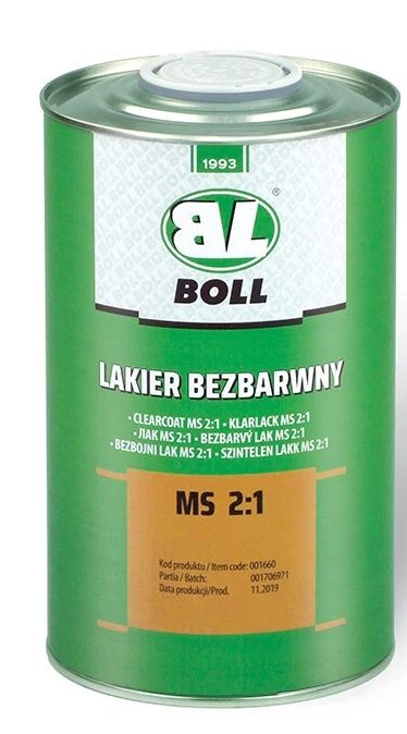 Boll 2K MS Színtelen akril lakk 1 liter