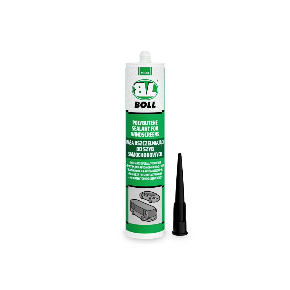 Boll Szélvédő tömítő nem száradó polybutén fekete 310ml