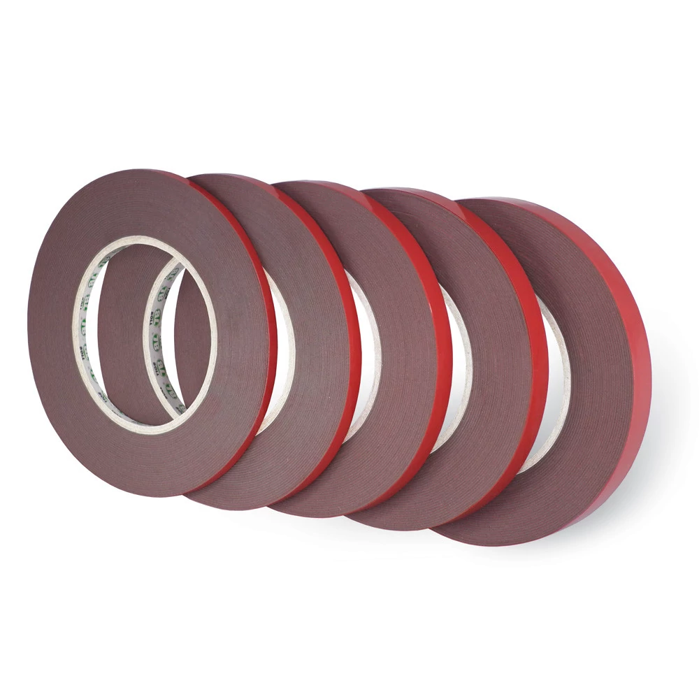 Boll akril kétoldalas ragasztó szalag piros  19 mm x 10 m