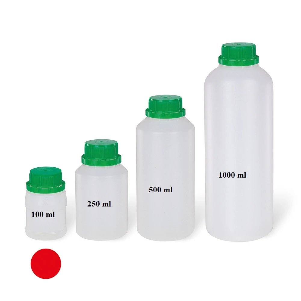 Boll HDPE Műanyag flakon kupakkal 0,1 liter