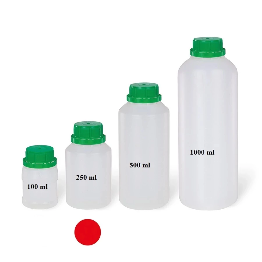 Boll HDPE Műanyag flakon kupakkal 0,25 liter