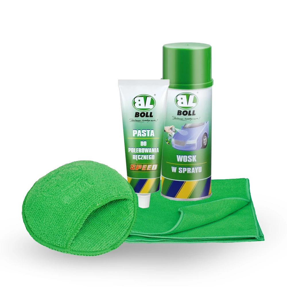 Boll Gyors Kézi Polír csomag (Speed paszta+Waxspray+mikroszálas+applikátor)