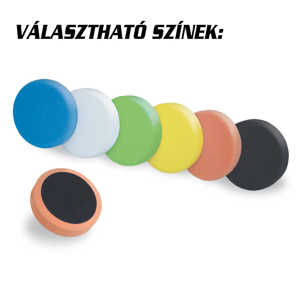 Boll polír korong tépőzáras 25 mm átmérő 150 mm zöld