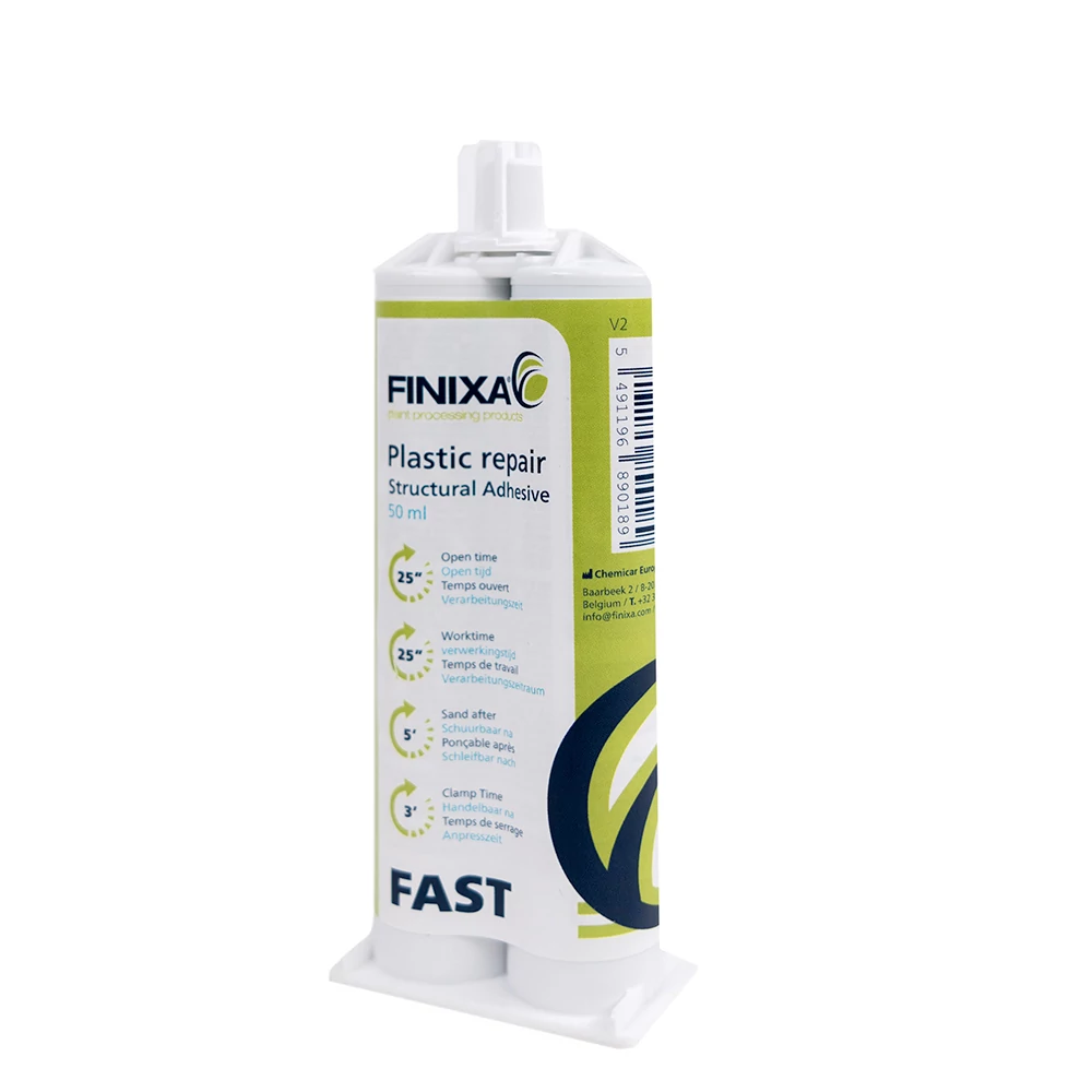 Finixa műanyag javító 'gyors' (25 sec) fekete – 50 ml