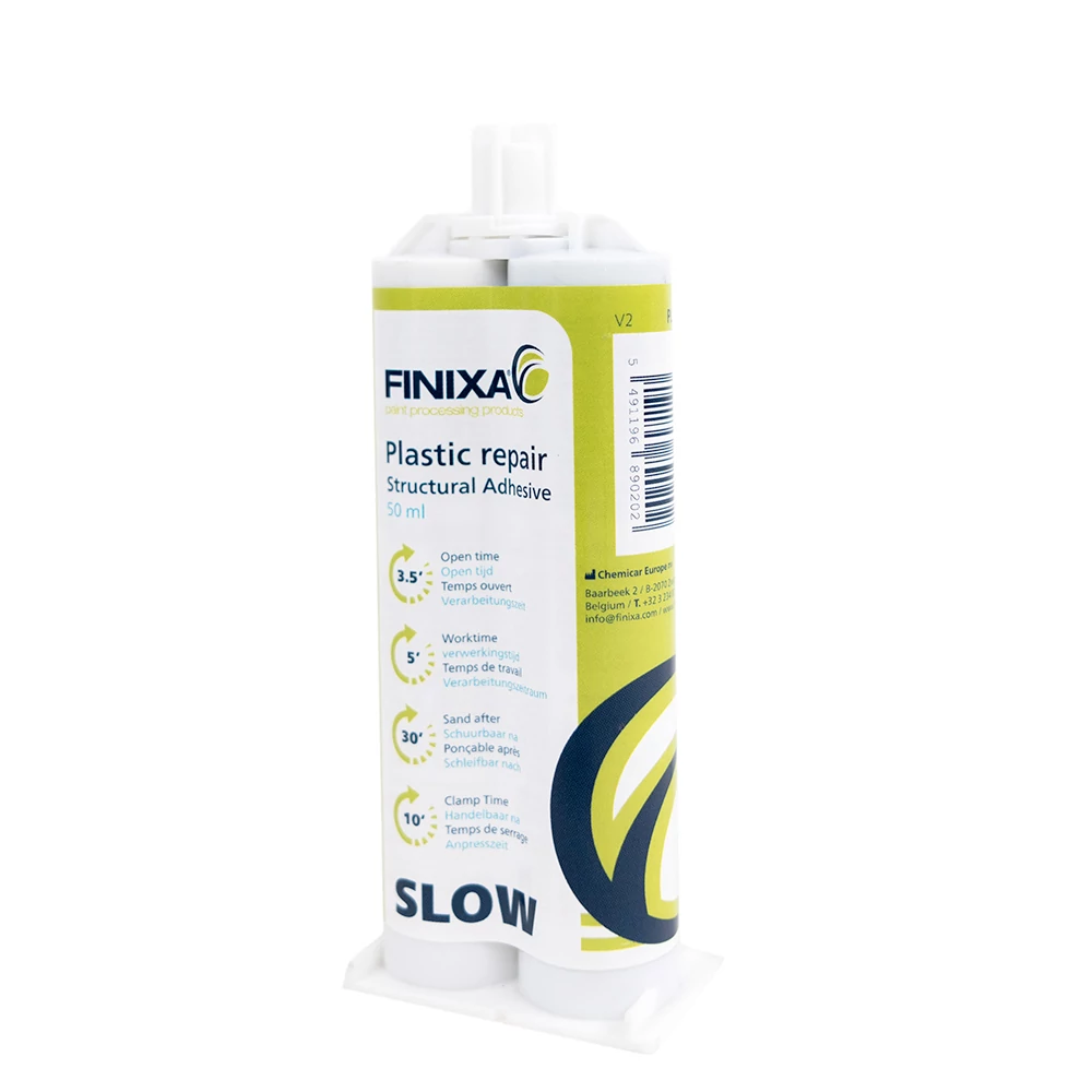 Finixa műanyag javító 'lassú' (3,5 perc) fekete - 50 ml