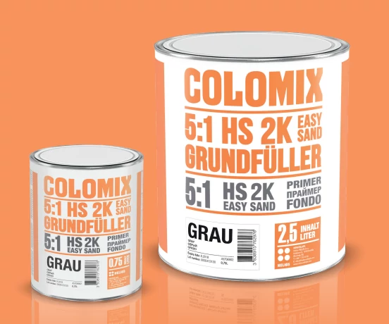 Colomix 2K Filler szett HS easy fehér 0,75 + 0,15 liter edző (5+1)