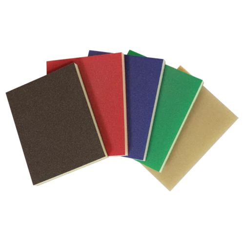 Kovax Kétoldalas csiszoló szivacs PIROS 123 x 98 x 13 mm, Finom P360-400