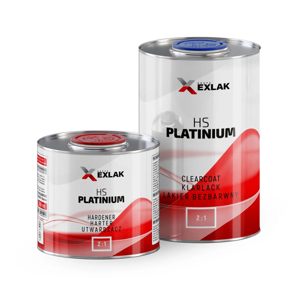 Exlak HS Platinum 2K Akril Lakk szett 1 liter lakk + 0,5 liter edző