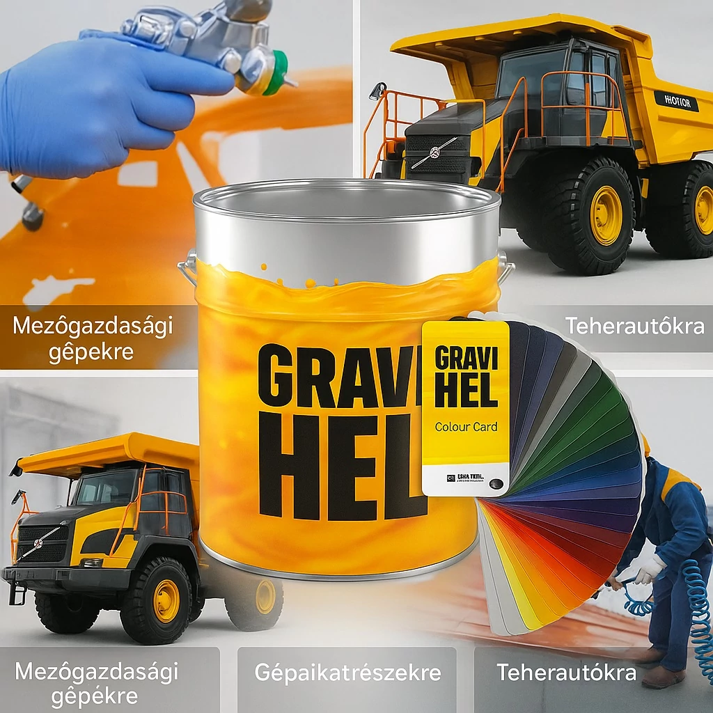 Gravihell 2K 402-001 PUR matt festékszett (1,49 liter)