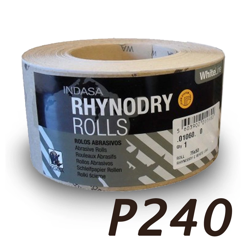 Indasa csiszolótekercs papírtekercs 115 mm x 50 méter P240