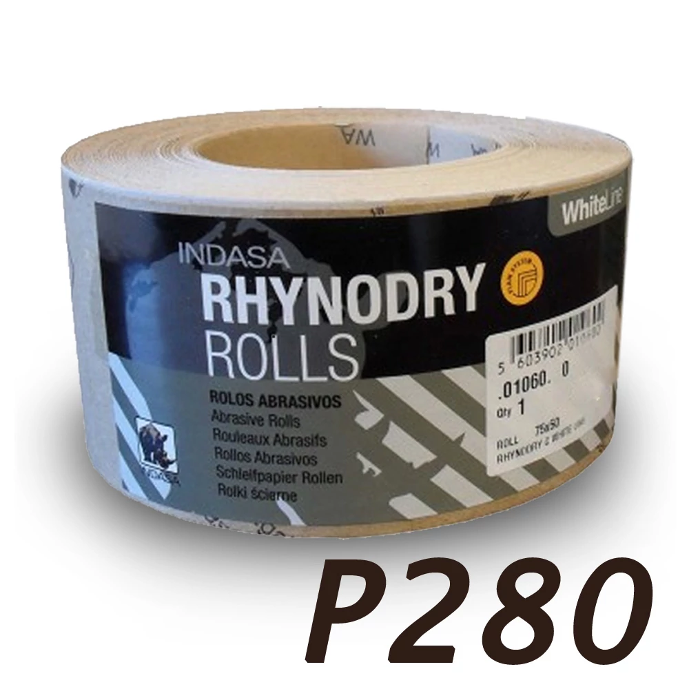 Indasa csiszolótekercs papírtekercs 115 mm x 50 méter P280