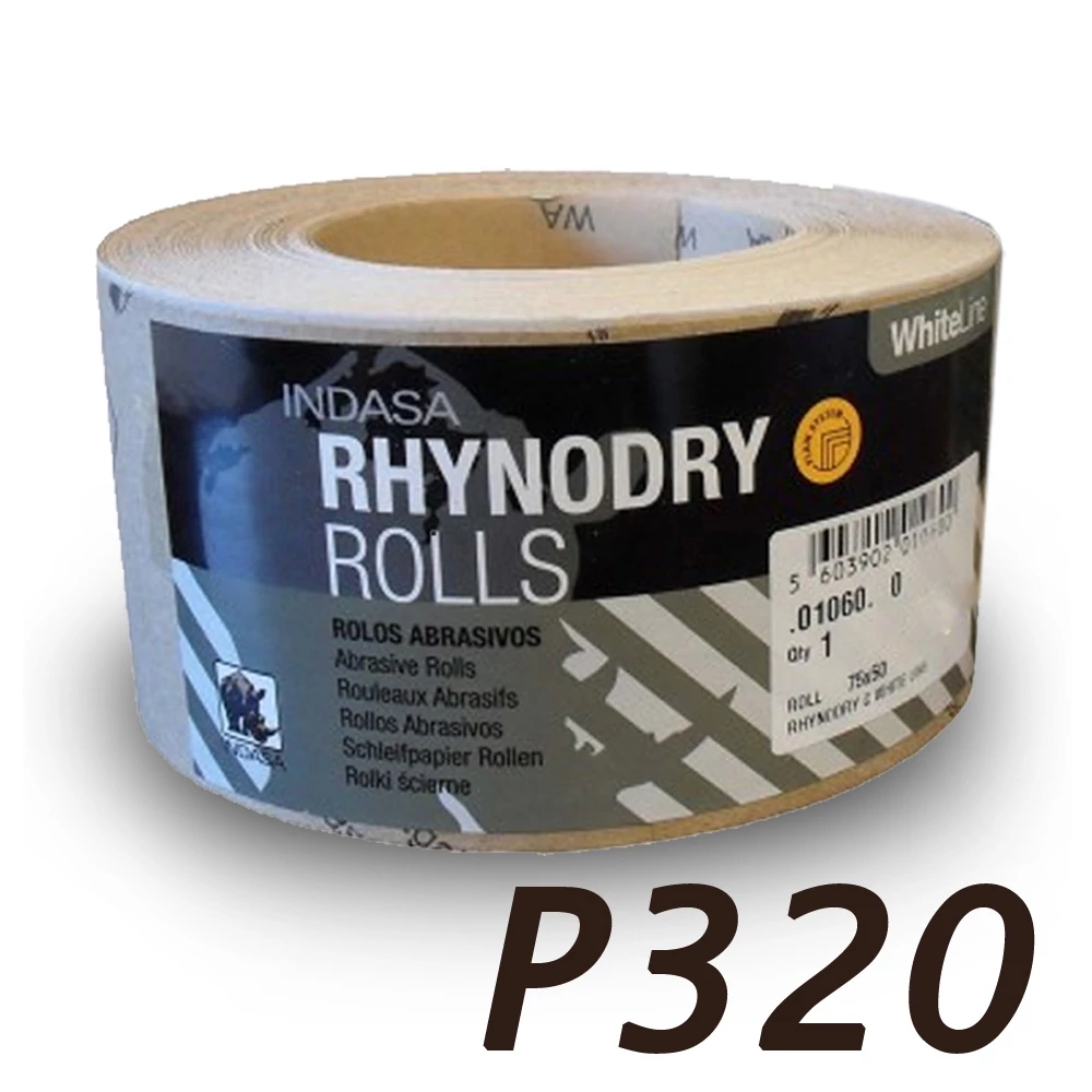 Indasa csiszolótekercs papírtekercs 115 mm x 50 méter P320