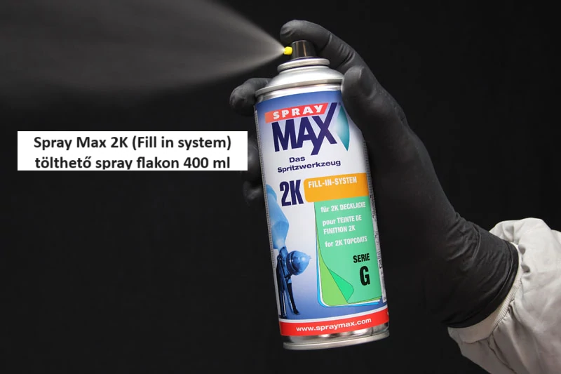 Spray Max 2K (Fill in system) tölthető spray flakon 400 ml
