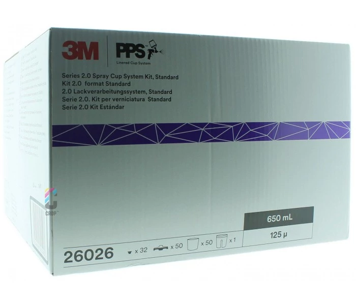 3M 26026 Belső tartály 0,6 literes fedéllel, 125 mic (50db)