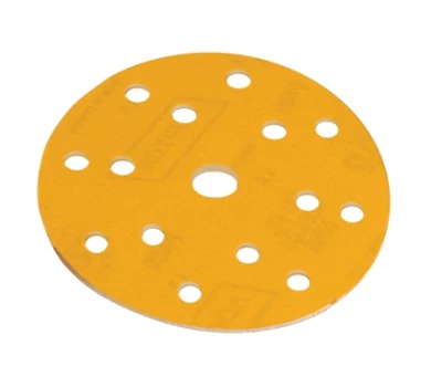 Norton Pro A296 GOLD 15 lyukas átmérő 150 mm csiszoló korong P400 (100 db.)