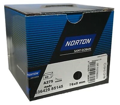 Norton A275 75 mm-es körpapír P500 lyuk nélküli