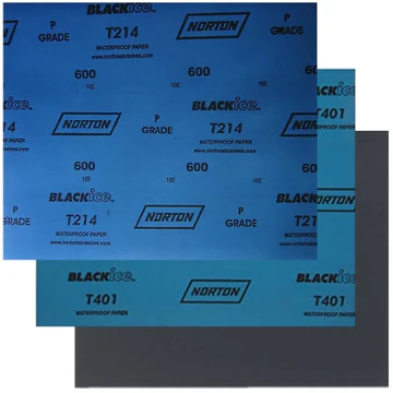 Norton Black Ice vizes csiszoló papír 230 x 280mm P220