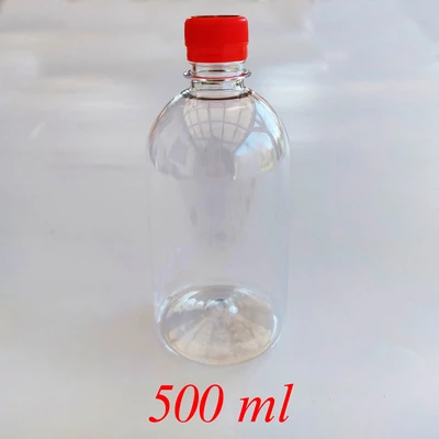 PET flakon kupakkal 500 ml
