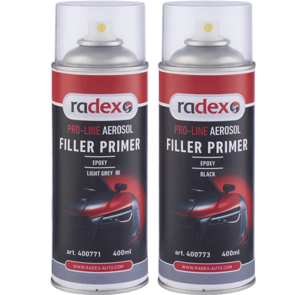 Radex Epoxy primer spray 1K Fekete 400ml