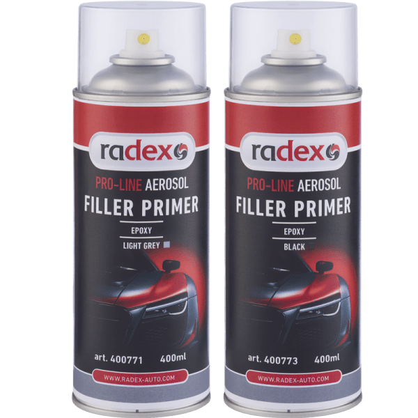 Radex Epoxy primer spray 1K Fekete 400ml