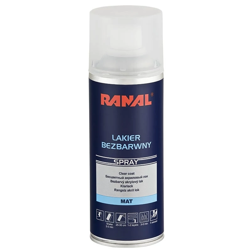 Ranal 1K lakkspray Matt 400 ml