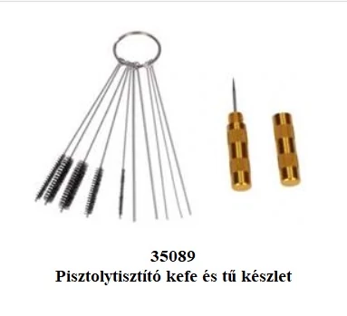 Sico pisztolytisztító kefe és tű készlet