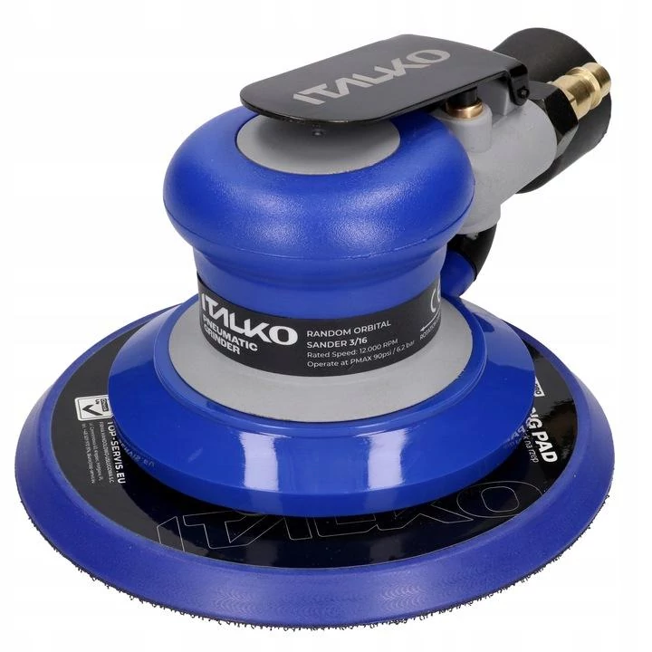 SICO Italko orbitális pneumatikus csiszoló gép 150 mm 6 lyukas tányérral 35065