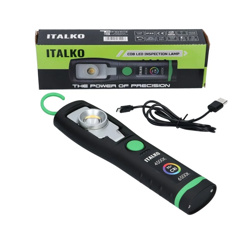 Sico COB LED akkumulátoros szín ellenőrző lámpa