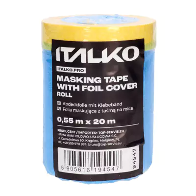 Sico Italko TFR takarófólia ragasztószalaggal 0,55 méter x 20 méter