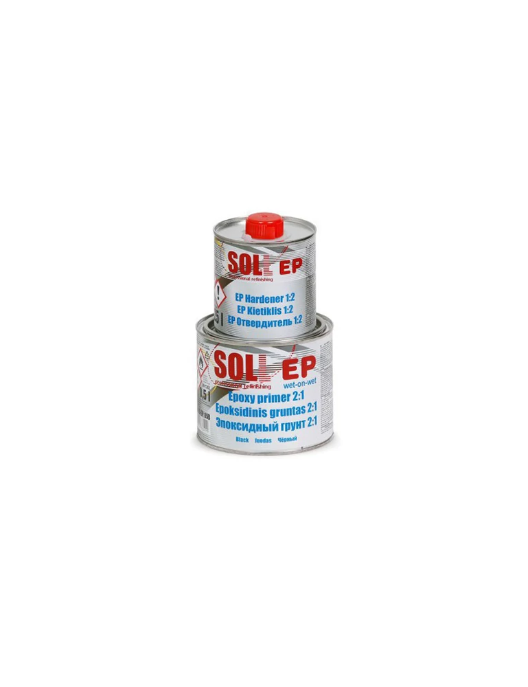 Soll Epoxy Primer edzővel 2:1 fekete 0,75l