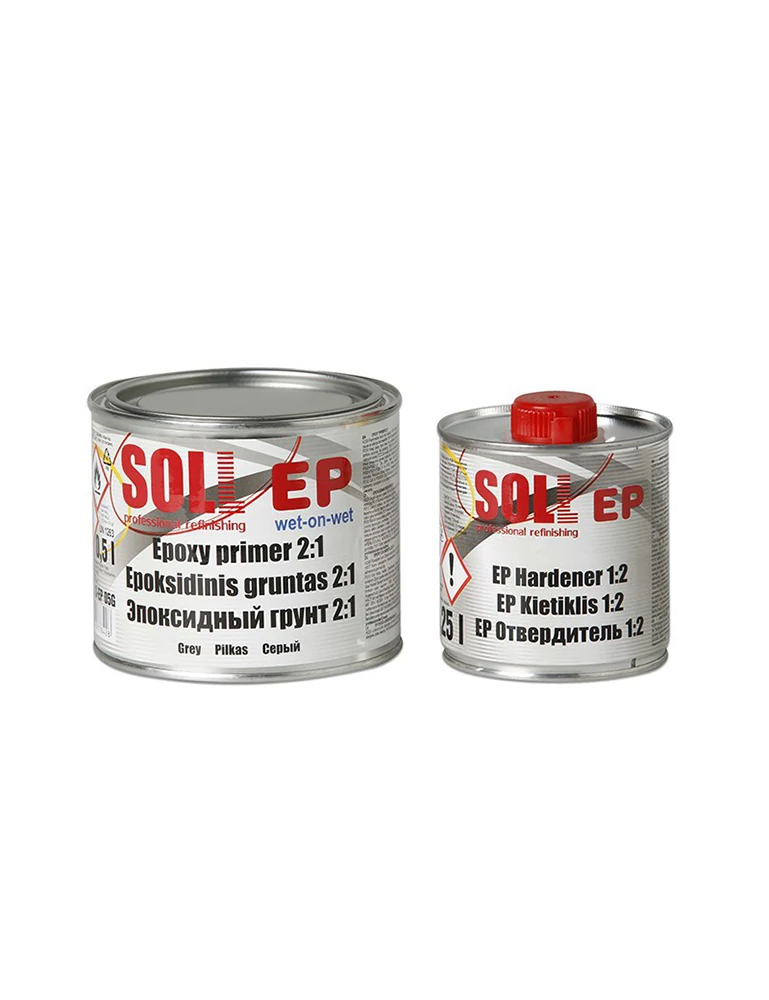 Soll Epoxy Primer edzővel 2:1 sötétszürke 0,75l
