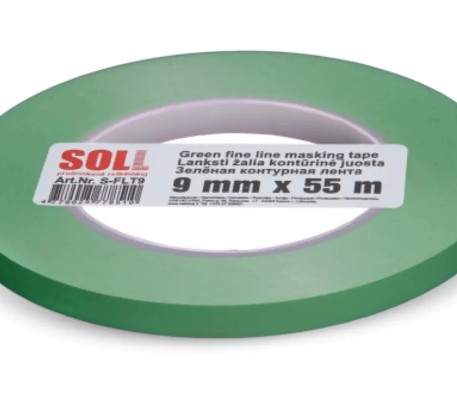 SOLL zöld fine line szalag 9mm x 55 méter