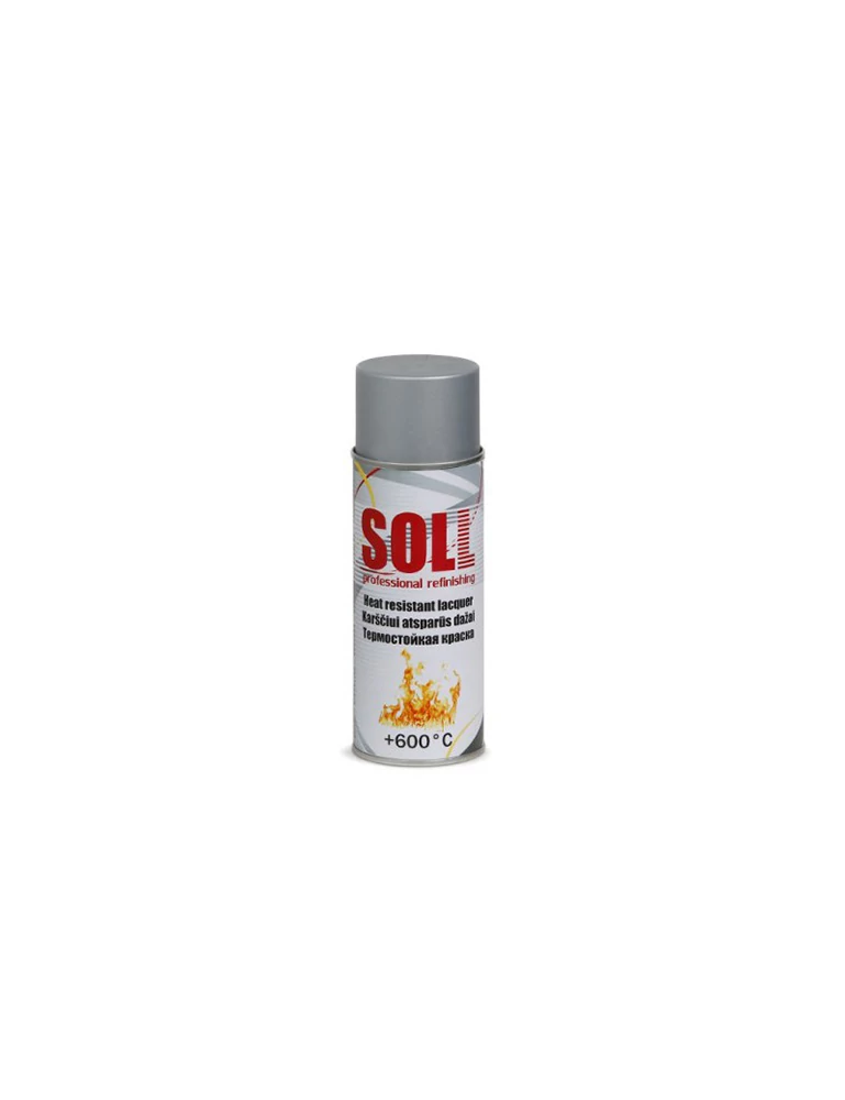 Soll Hőállő festék ezüst 400ml  (600°C)