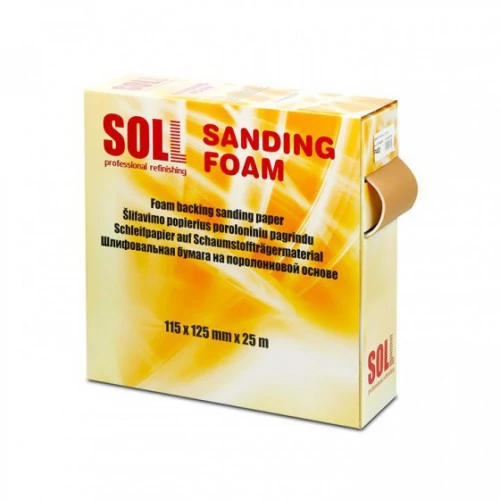 Soll Csiszoló szivacs tekercsben 115X125 mm 25m, sárga P320