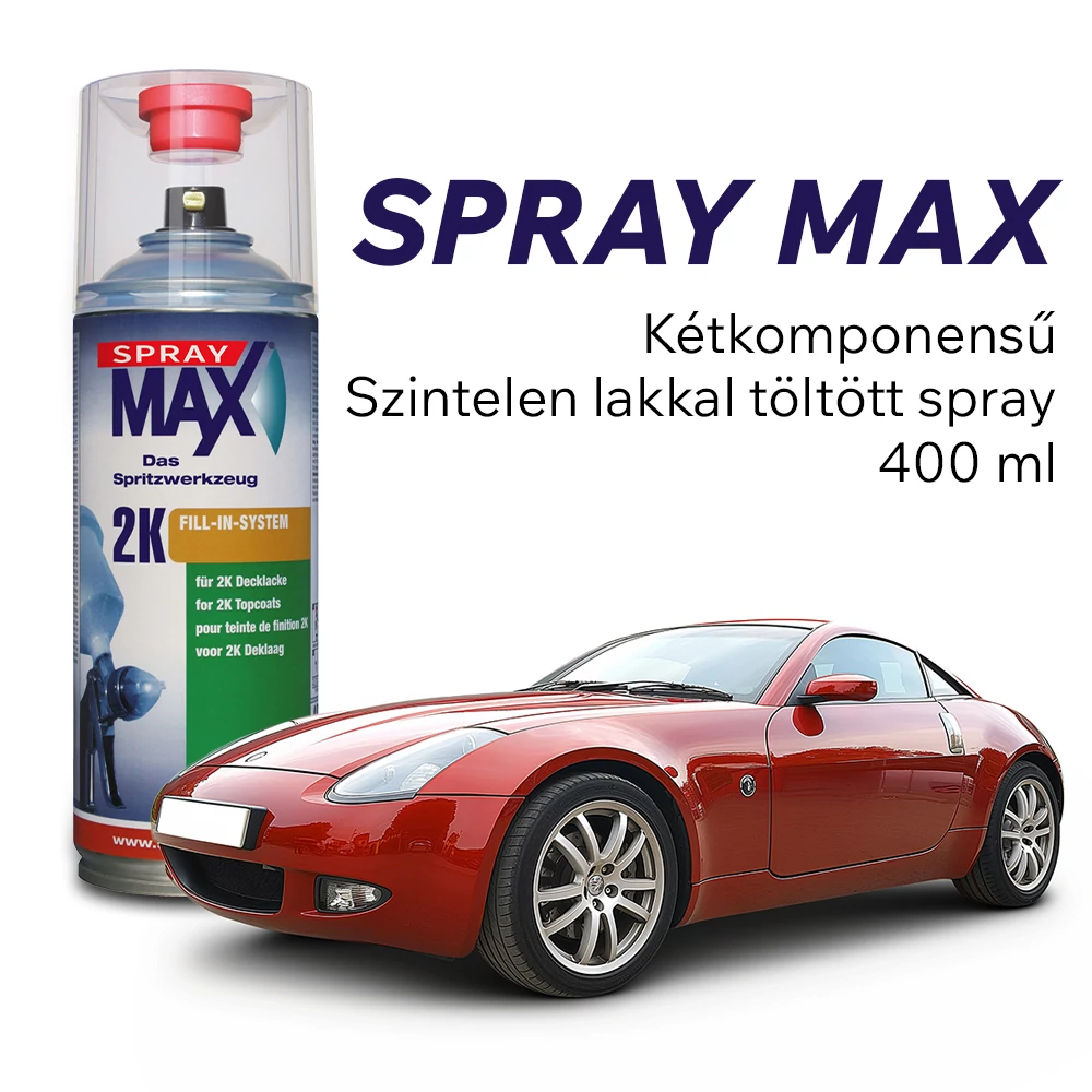 Spray Max Kétkomponensű Szintelen lakkal töltött spray 400 ml